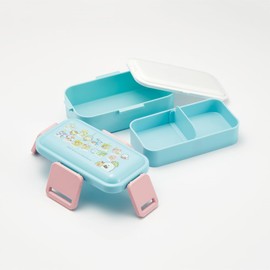 Skater PFLW4AG-A Women's 2-Tier Bento Box, 20.3 fl oz (600 ml), Antibacterial, Fluffy Serving with Dome-Shaped Lid, Sumikko Gurashi, Atsumarun, Made in Japan