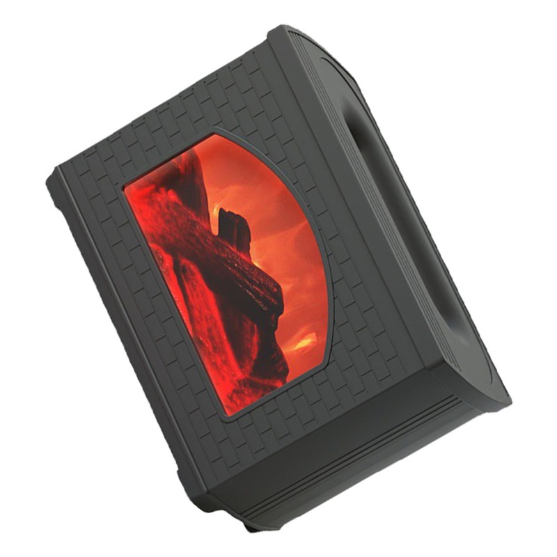 270ml Mist Humidifier Simulated Fireplace Design Power Off Protection Fire