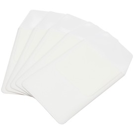 Grandios GD-CESPENC Pen Case for Chest Pockets, Set of 5, Ballpoint Pen, Ink Leak Prevention, white
