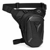 Motorcycle Leg Bag for Riders, Water-Resistant Thigh Pack with Adjustable