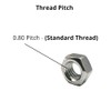 M5 (5mm) Steel Hex Nuts - Standard Thread - Pack
