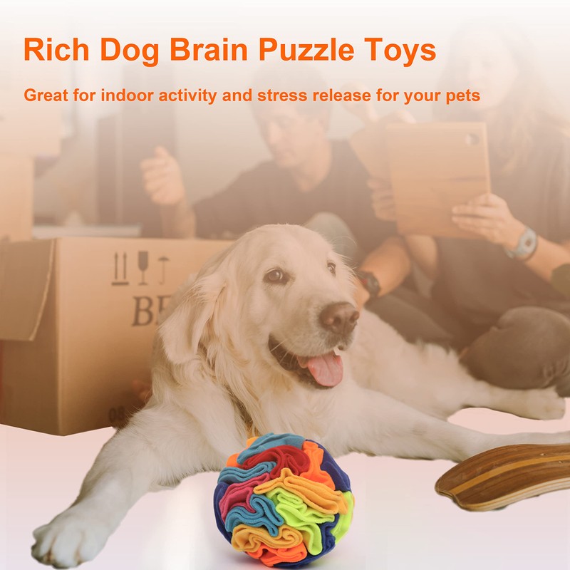 Ablechien Snuffle Ball - Snuffle Ball for Small Dogs, Interactive
