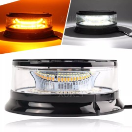 XUKEY Roof Recovery Lights Bar Amber White Warning Flashing Magnetic Beacon NEU 12-24V