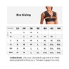 Tommie Copper Shoulder Support Compression Bra with Front Zipper Closure