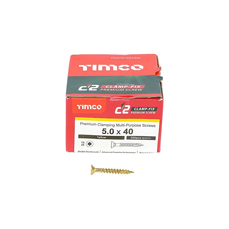 TIMCO C2 Clamp-Fix Multi-Purpose Premium Screws - TX - Double
