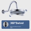 Drettyer Rain Shower Head,9" Vintage Shower Heads with Extension Curved