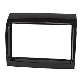 tomzz Audio 2414-051 Double DIN Radio Faceplate Compatible with Fiat Ducato (250) Peugeot Boxer Citroen Jumper 2011-2014 Piano Lacquer Black