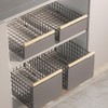 Curtainboro Pull Out Cabinet Organizer Fixed With Adhesive Film, Heavy