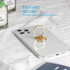 [2 Pack] Rounded CD Texture Cell Phone Ring Holder Stand,