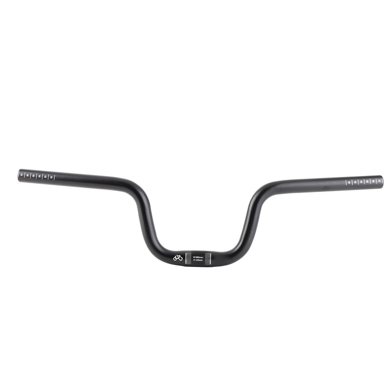 Mountain Bike Handlebar 25.4mm Diameter 580mm Extra Long Handlebar Aluminum