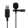 Bewinner Micrófono Lavalier USB, Micrófono de Computadora Omnidireccional con Clip
