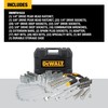 DEWALT Mechanics Tool Set, 1/4 and 3/8 Inch Drive, SAE,