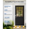 Veise Keyless Entry Door Lock with 2 Lever Handles -