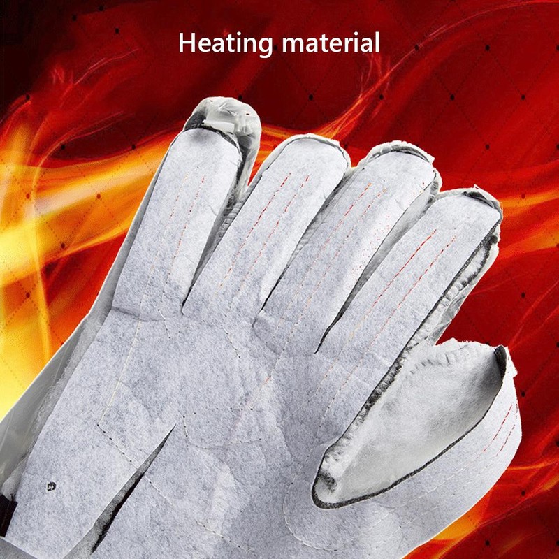 Smart USB Electric Heating Gloves Winter Outdoor Warm Windproof Sport