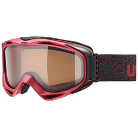 Uvex G. Gl 300 Adult Ski Goggles – Matte Dark Red, One Size
