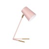 V-Light New V-Light LED Table Lamp, Matte Rose with Gold