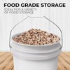 5-Gallon White Bucket Pail with Gamma Seal Screw on Airtight