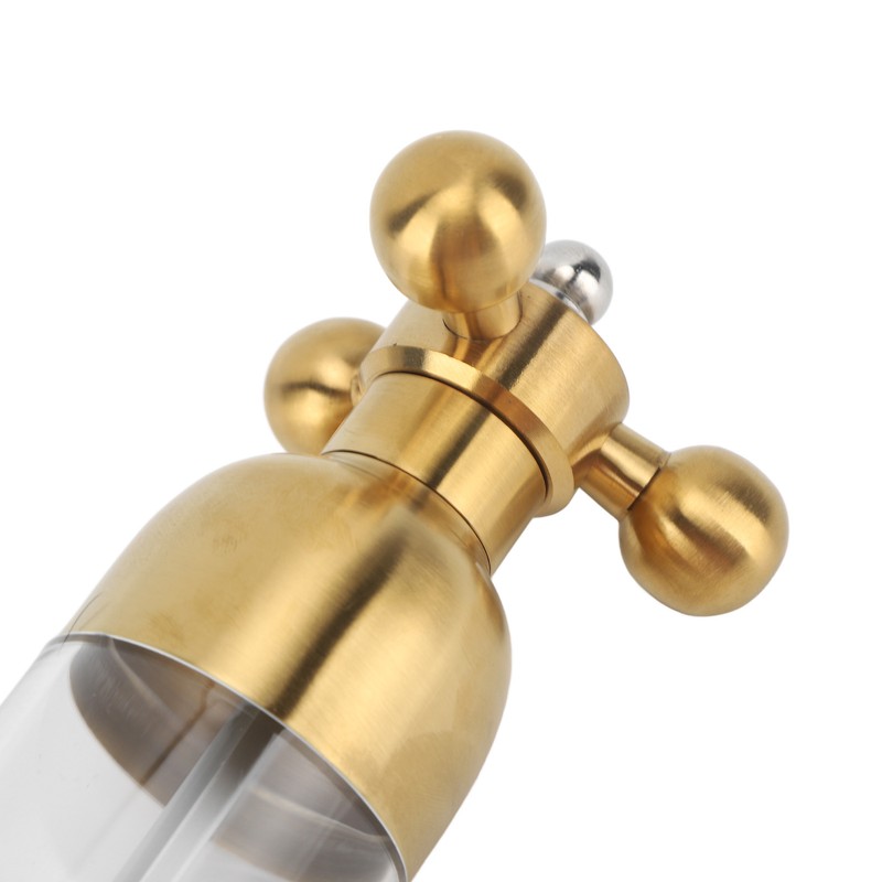 Pepper Mill Professional Refillable Ceramic Rotor Coarseness Adjustable Manual Pepper