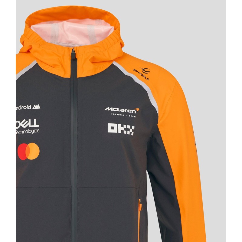 Castore McLaren F1 2025 Team Lightweight Rain Jacket (L)