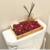Bam & Boo (1-Pack) Natural Bamboo Rectangle Serving & Vanity