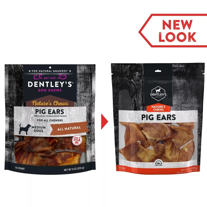 DENTLEY'S Nature's Chews Full Pig Ear Dog Chews