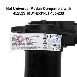 Fromann Power Recliner Motor Limoss 452599 Kits Model MD142-31-L1-135-230 Actuator Replacement (Inclues Power Supply,Cables,Switch)