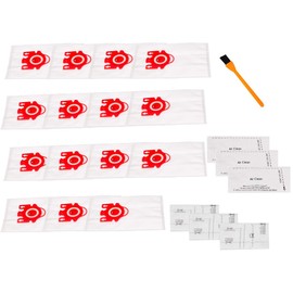 Hongfa Replacement for Miele Compact C1 Vacuum Bags Type FJM, 15 Packs AirClean 3D Efficiency Dust Bag Compatible with Miele Compact C2 Compact C1 S6000-S6999 S4000-S4999,S700 S500-S578 Vacuum Cleaner