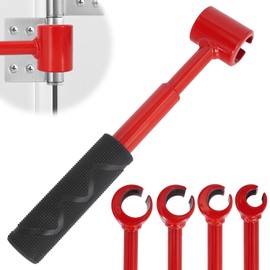 RUTU Door Hinge Adjustment Tool, 4-in-1 Hinge Gap Adjusting Wrench Kit, Heavy Precision Adjustment Tool Kit for Door & Cabinet Alignment