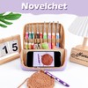 Novelchet - Ganchos de ganchillo, juego de ganchillo de 13