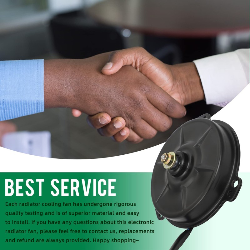 WIKIBB Electric Radiator Cooling Fan Motor Replacement for Honda Trx420Fe