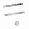 100 Sets Grommet Kit with Eyelets Washers 0.236 Inch 3PCS