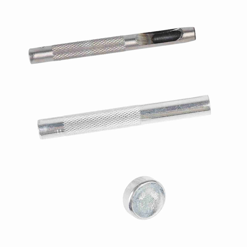 100 Sets Grommet Kit with Eyelets Washers 0.236 Inch 3PCS