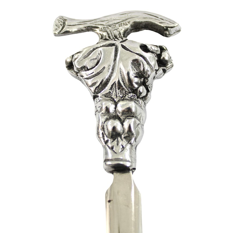 Cavagnini, Elegant Stainless Steel Pewter Letter Opener with Gift Box