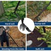 Stand Up Weed Puller Tool, 4 Claw Stand Up Weeder
