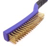 COTTAM Wire Brush | 4 Row | Comfort Grip (Brass)