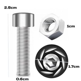QEZEZA 10pcs Color Screws M6 Cap Bike Reinstall Screws Parts Aluminum Alloy Motorcycle Engraving Motorcycle License Plate Bolts Modification Parts Light Weight(Black)
