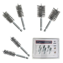 Kwalitistar Copper Fitting Cleaning Brush Set Cleans 1/2 3/4 and 1 Inch Fittings for Soldering Pipe Cleaner