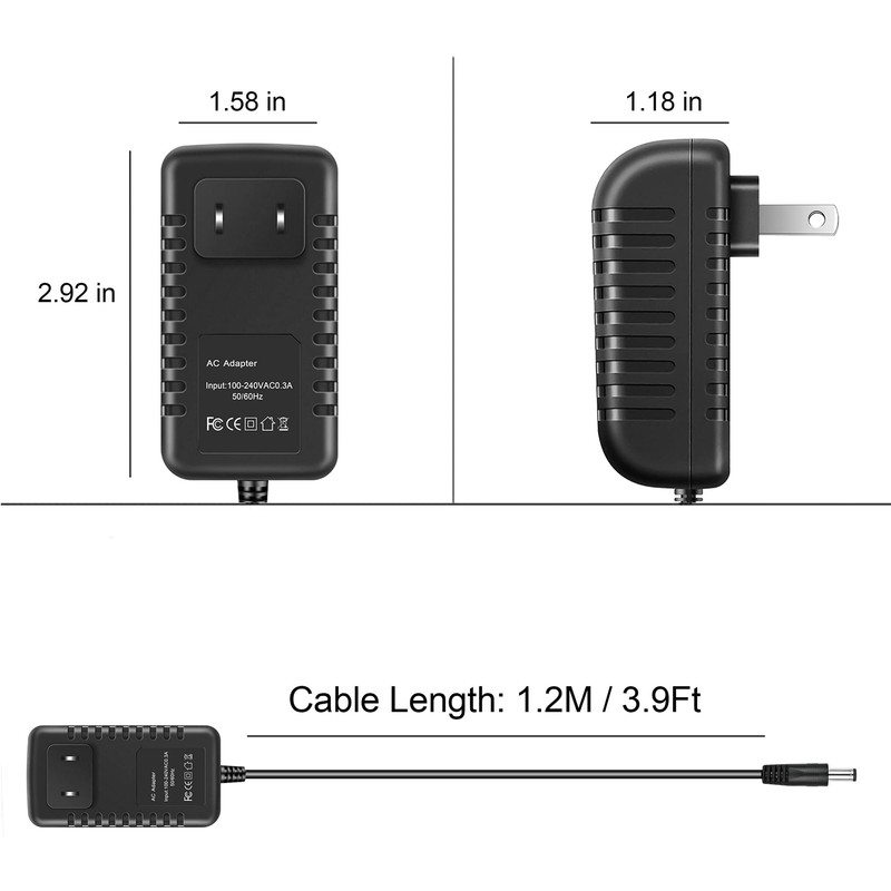 J-ZMQER DC Adapter Compatible with LG AN-WL100 AN-WL100W Digital Media