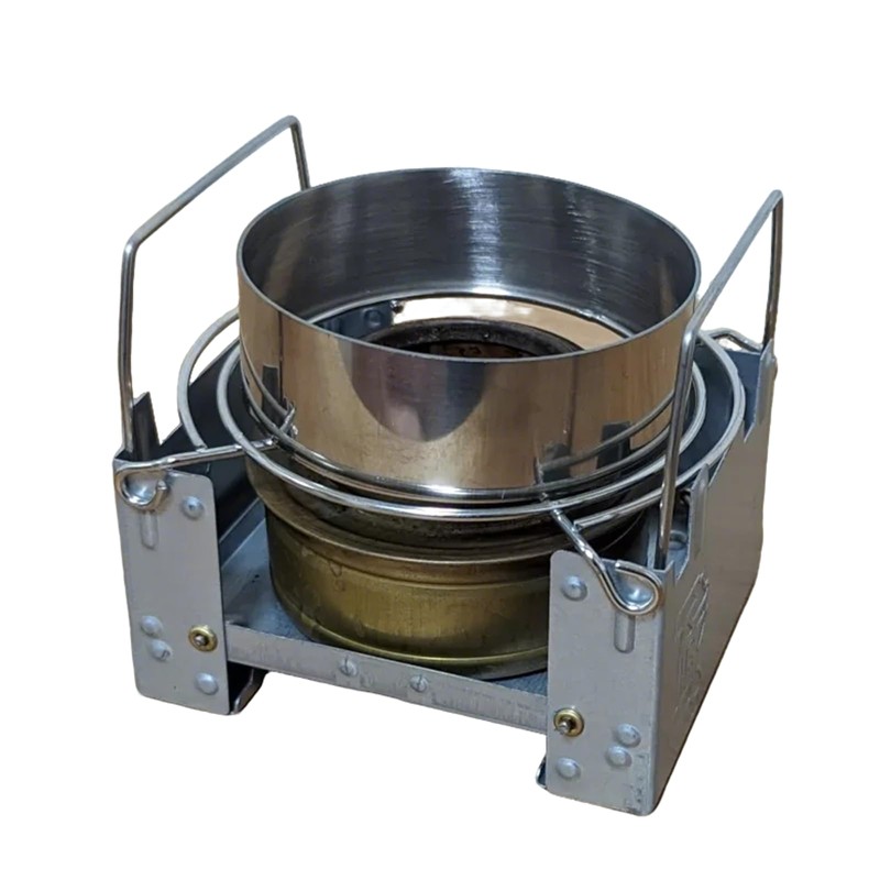 Pocket Stove with Trivet and Windshield, Solo Camp, Mini Stove,
