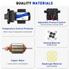 Water Pressure Booster Diaphragm Pump 110V AC for House,70PSI 5GPM