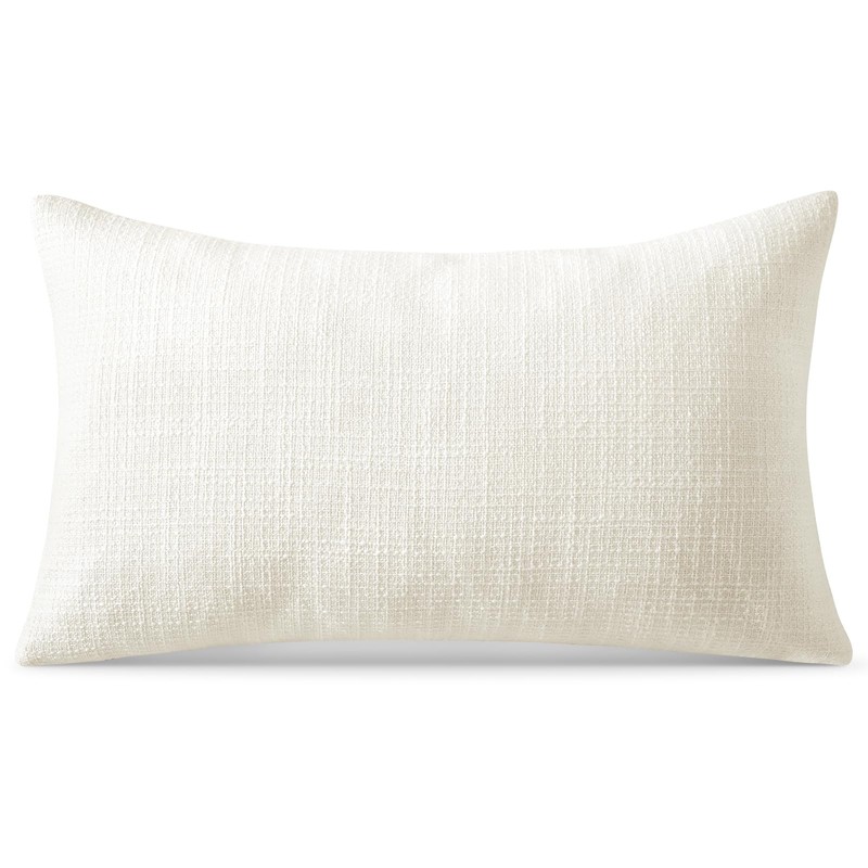 Artscope Linen Cushion Covers Set of 1 Decorative Lumbar Pillowcase