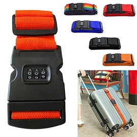 FAST WORLD SHOPPING ® Belt for Suitcase Belt with Number Combination Seat Belt Luggage Trolley