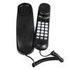 Wall Mountable Telephone Multifunctional Clear Sound Corded Landline Phone for
