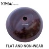 YIMAI Ingenuity Bathroom Vessel Sink 16.5" Vessel Sinks Tempered Glass