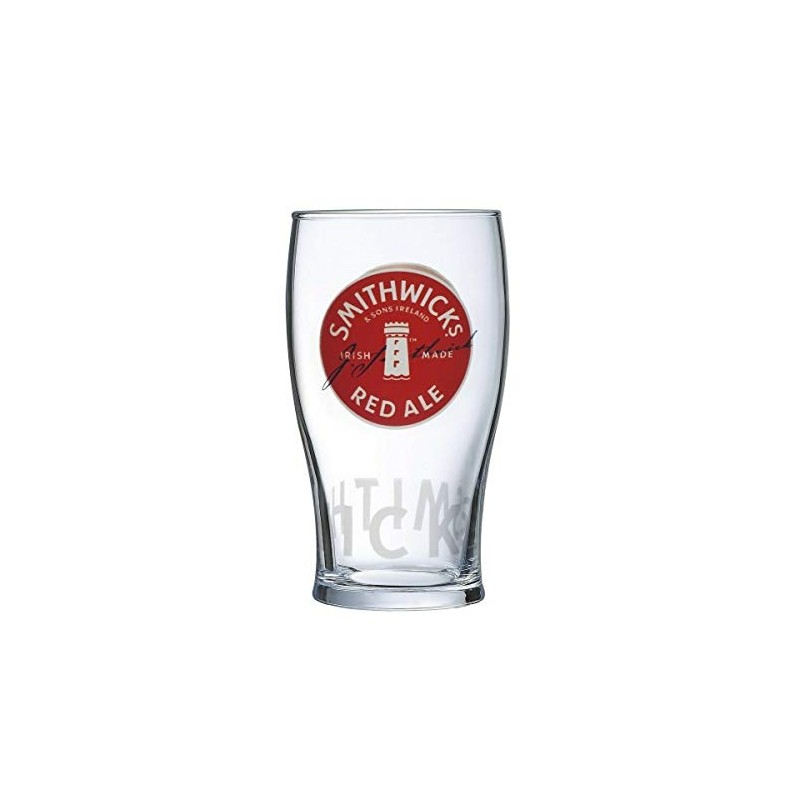 Smithwick's Irish Red Ale Signature Pub Glass Imperial 20oz Pint