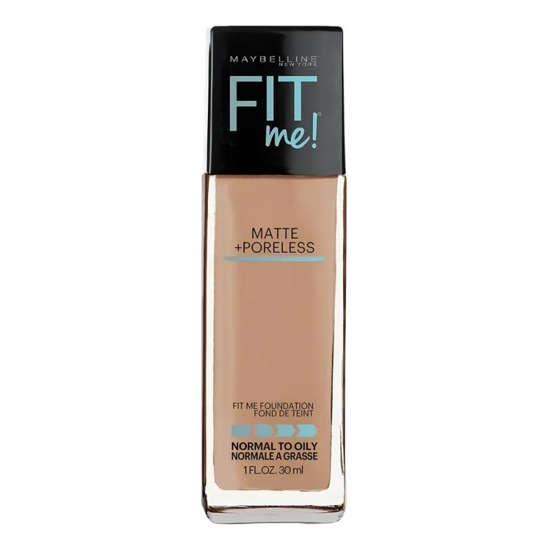Base Fit Me Matte + Poreless 128 Warm Nude Maybelline
