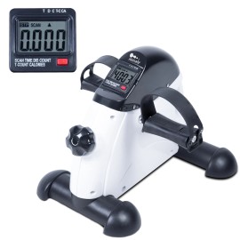 Mini Exercise Bike Under Desk Pedal Exerciser Cycle Arm Leg Peddler LCD Display