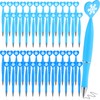 Seajan 48 Pcs Winter Snowflake Pens Bulk Winter Ballpoint Pens