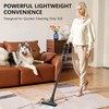 KEROMEE Cordless Vacuum Cleaner Lightweight Hand-held Stick Vacuum Small Vacuum