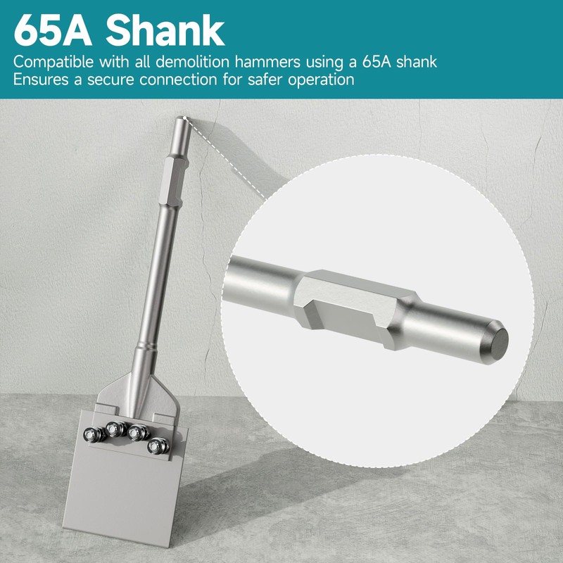 65A Shank 6 Inch Wide Floor Scraper Chisel Bit -